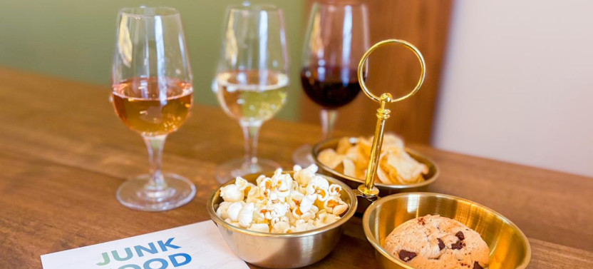 Playful Junk Food & Premium Wine Pairing Experience