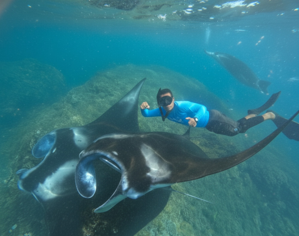 Bali Ferry Snorkeling Adventure to Nusa Lembongan & Penida with Manta Bay