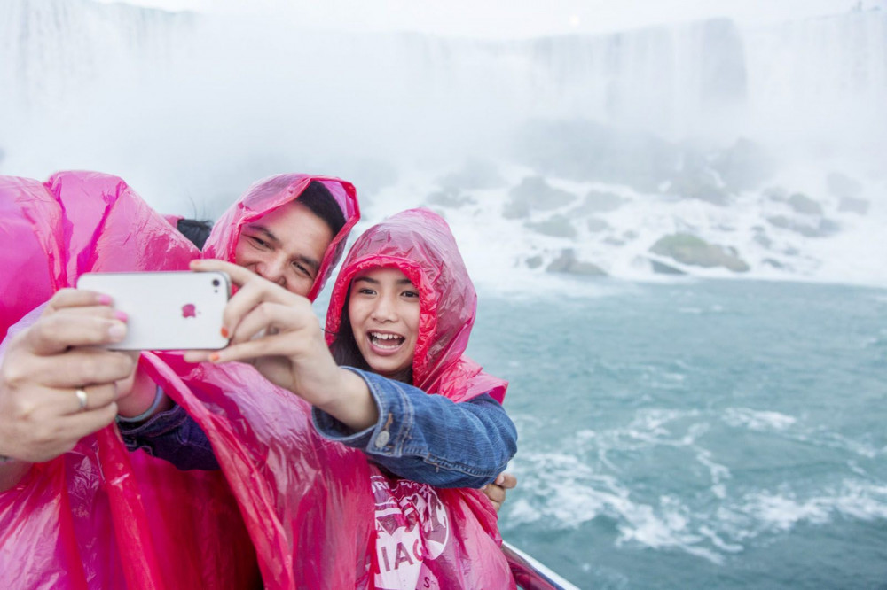 Exclusive First on the Boat Niagara Falls Tour & Journey Behind the Falls