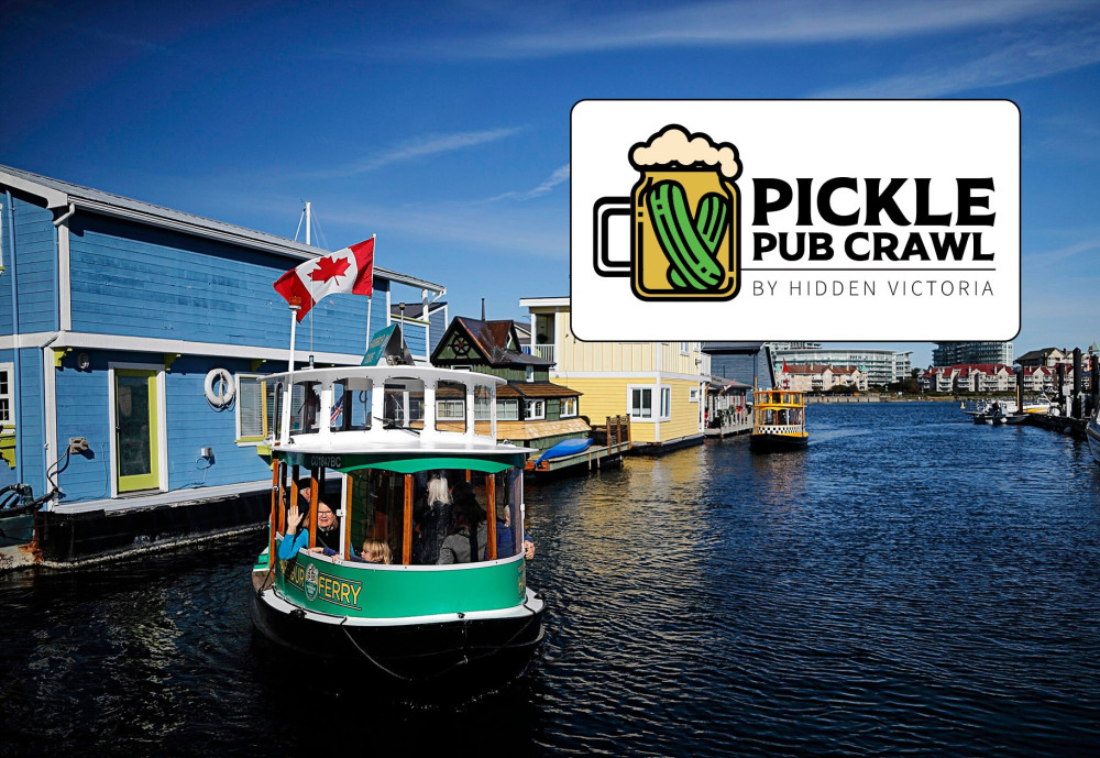 Pickle Pub Crawl on Victoria’s Scenic Inner Harbour
