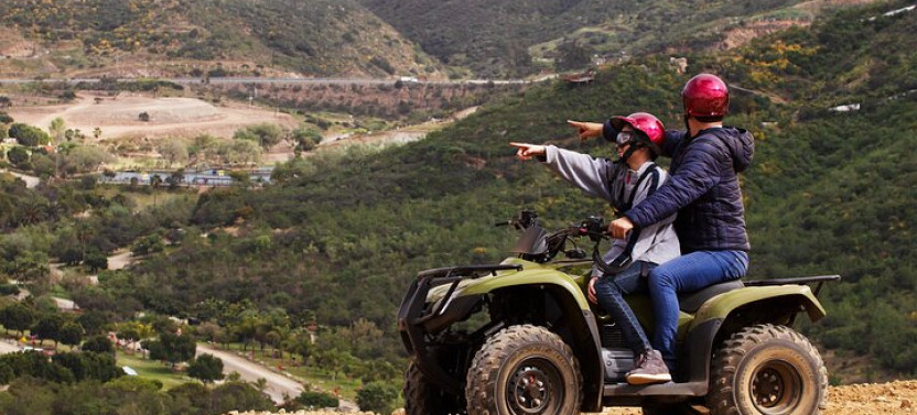 Las Cañadas ATV Tour with Transportation from Ensenada