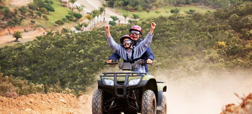 Las Cañadas ATV Tour with Transportation from Ensenada