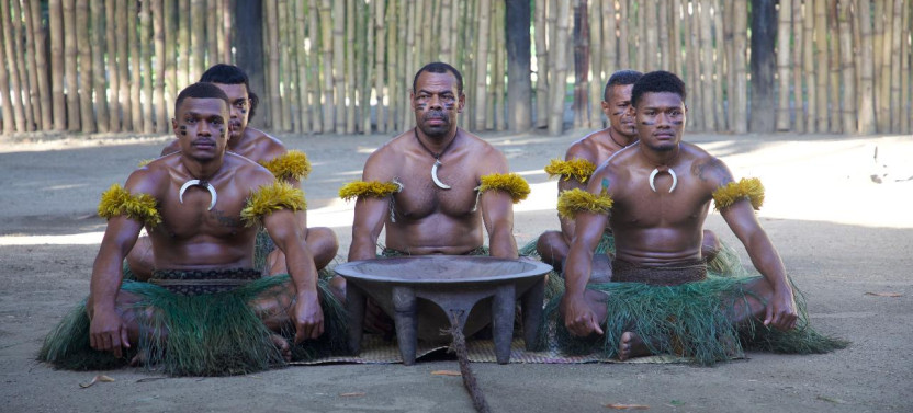 Fiji Culture Village Night Tour with Kava Ceremony, Lovo Feast & Fire Dance
