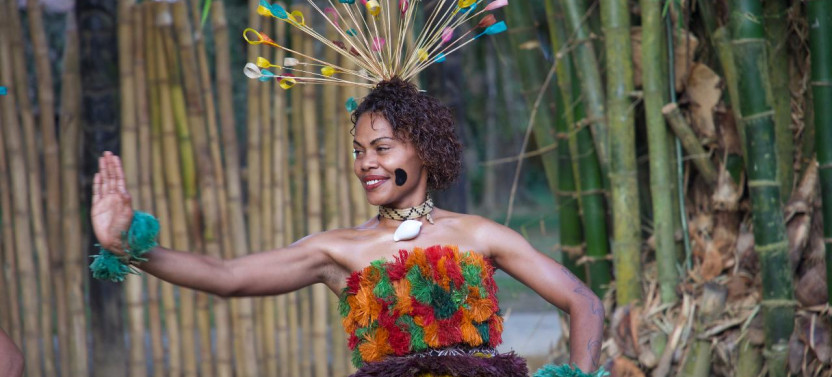 Fiji Culture Village Night Tour with Kava Ceremony, Lovo Feast & Fire Dance