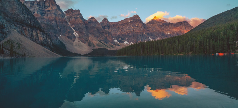 Private Sunset & Twilight Experience at Moraine Lake