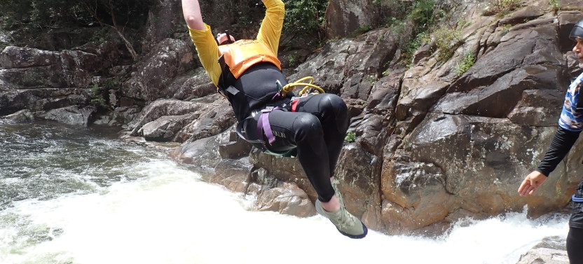 Full-Day Canyoning Adventure at Crystal Cascades & Behana Gorge
