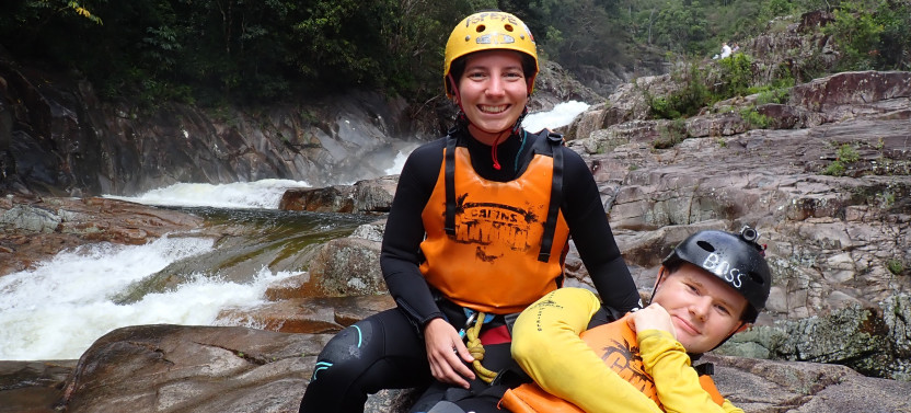 Full-Day Canyoning Adventure at Crystal Cascades & Behana Gorge