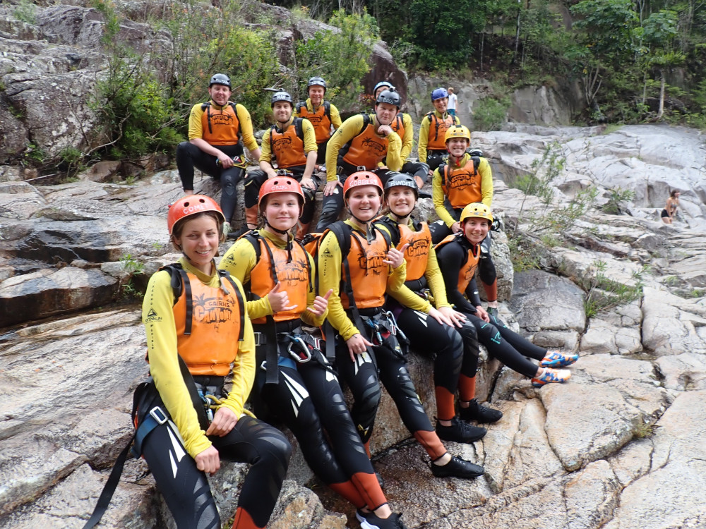 Full-Day Canyoning Adventure at Crystal Cascades & Behana Gorge