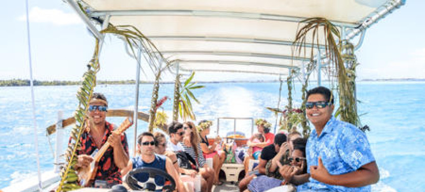 Full-day Bora Bora Lagoon Snorkeling with Ray & Shark and Motu Lunch