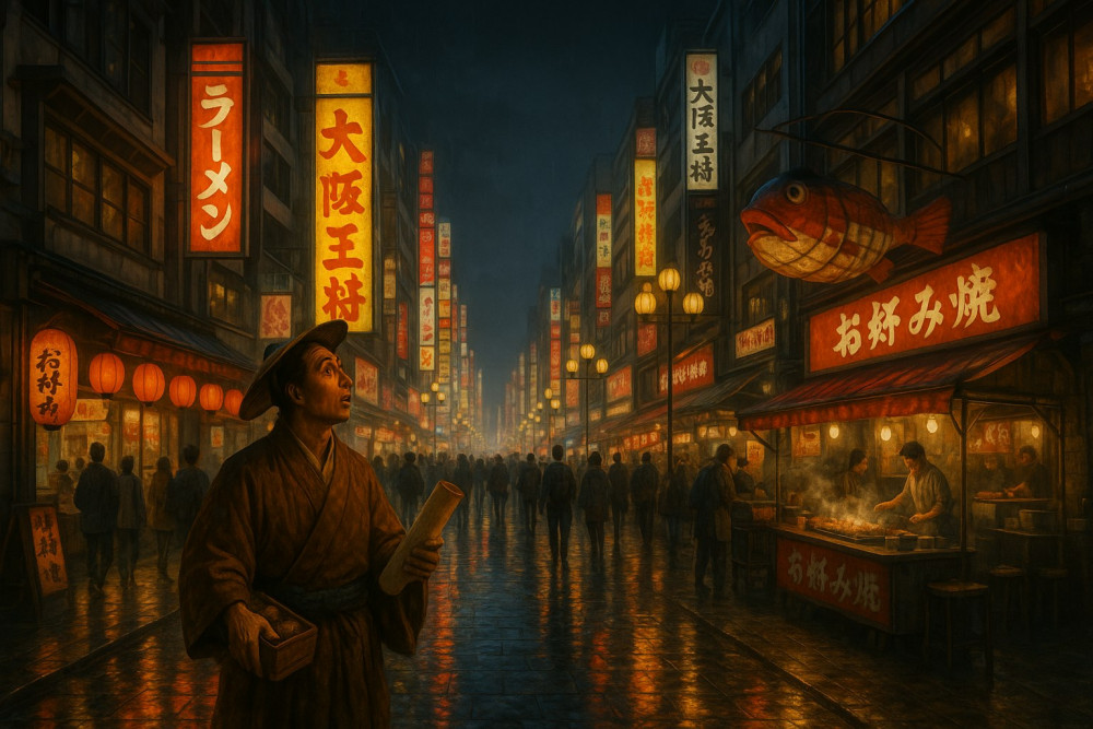 Osaka Food Origins - City Exploration Game