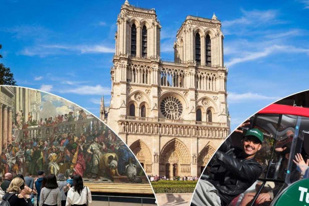 Small Guided Tour of the Louvre Museum and Notre Dame