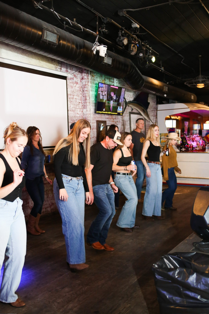 Private Line Dancing Class at AJ’s Good Time Bar