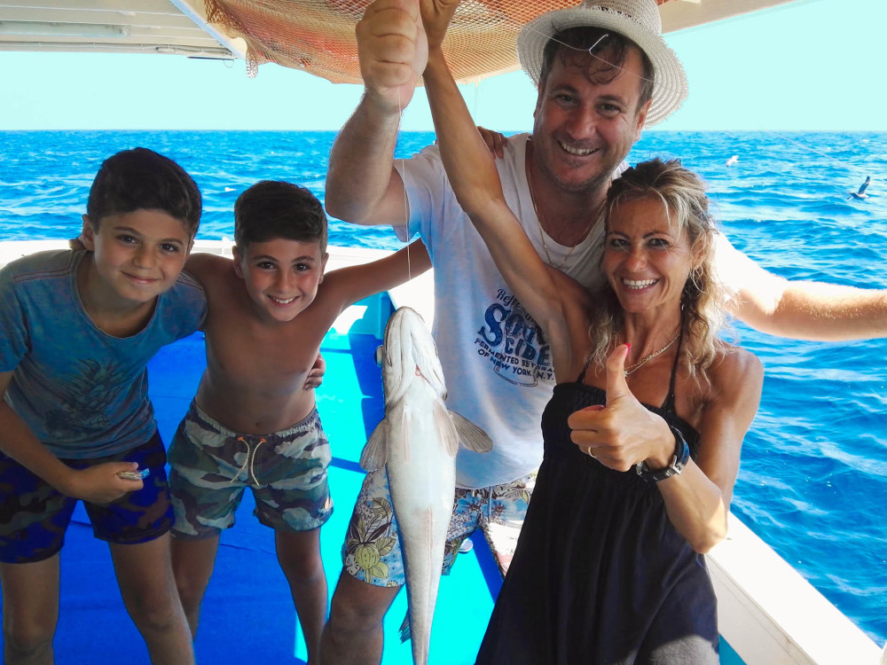 Full-Day Capri Fishing Experience with Lunch from Sorrento