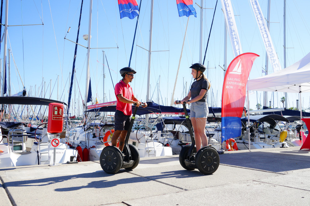Segway Tour & Sailing Experience in Barcelona