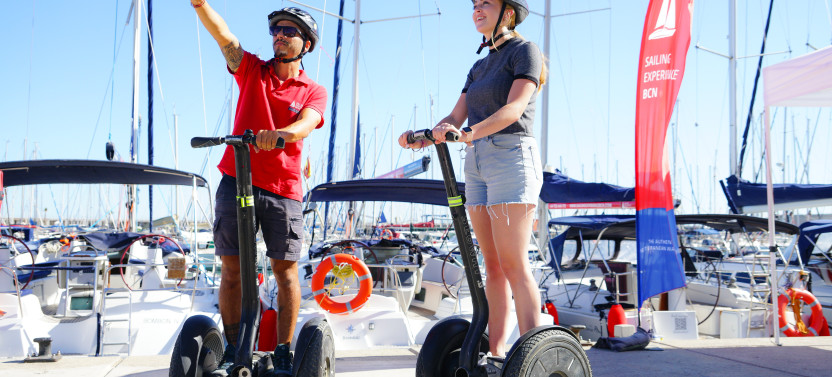 Segway Tour & Sailing Experience in Barcelona, photo 2 of 6