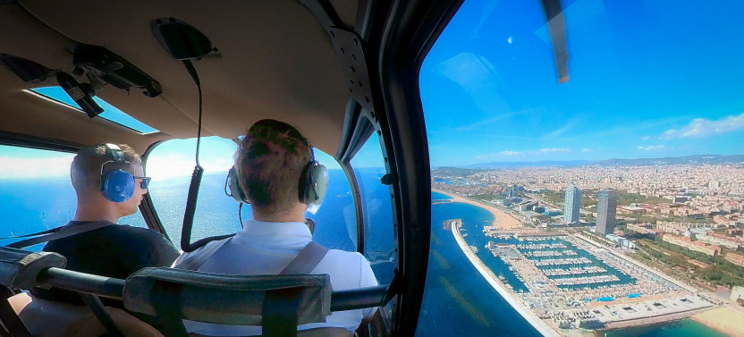 Official Helicopter Tour Barcelona with an Optional Sailing Experience, photo 5 of 8