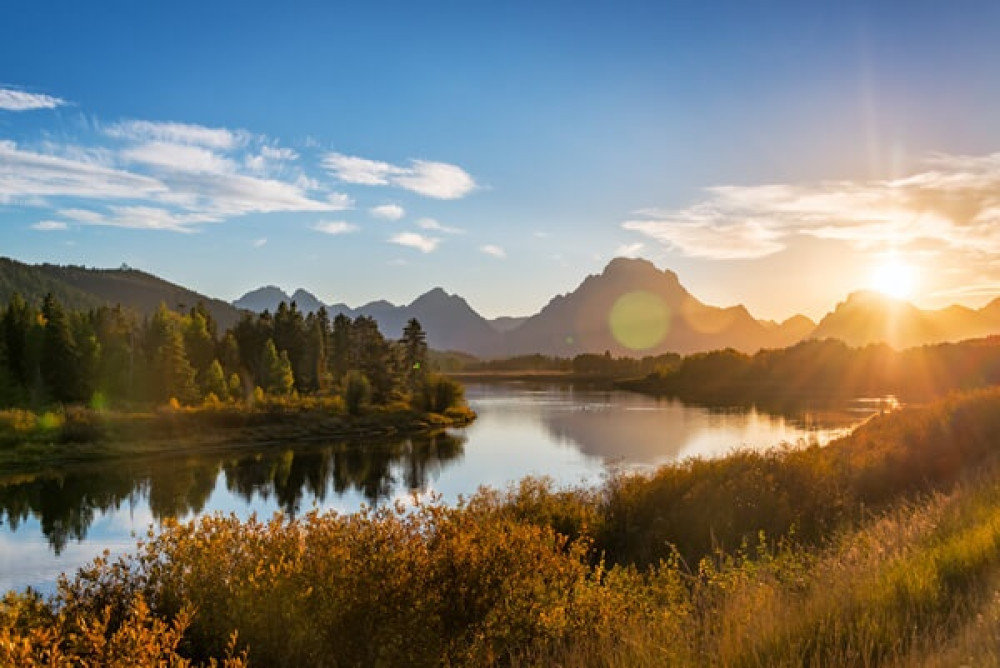 Private Grand Teton Evening Snake River Float & Sunset Wildlife Safari