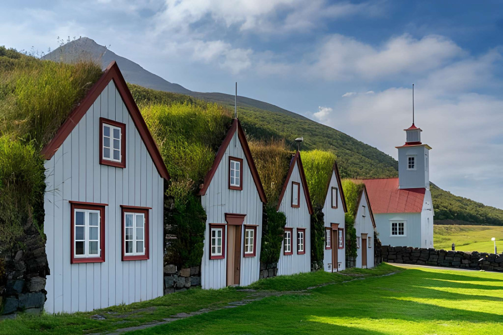 Akureyri Port: Small Group Godafoss Waterfall and Laufas Turf House Tour