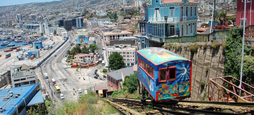 Historic Valparaiso and Viña del Mar from Santiago