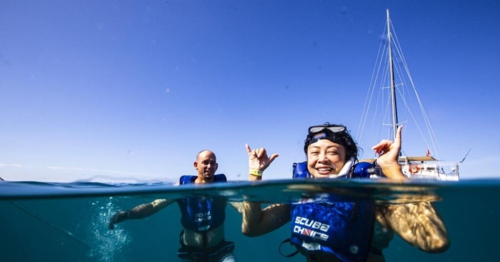Private Boat Charter Snorkel with Sea Turtles at Oahu’s Turtle Canyons