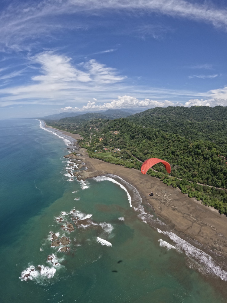 Tandem Paragliding In Jaco