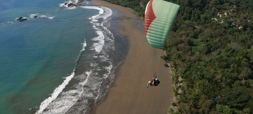 Tandem Paragliding In Dominical