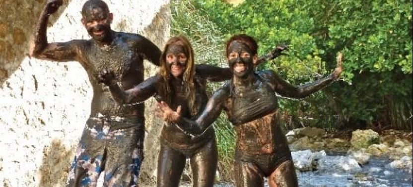 Tout Bagay Catamaran Tour with Waterfall + Pitons + Mud Bath