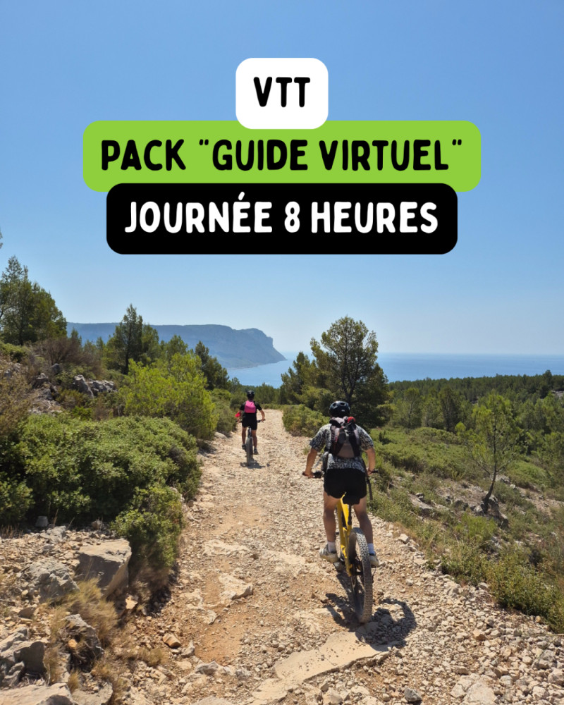 Full-Day Electric Mountain Bike Rental with GPS Virtual Guide in Cassis