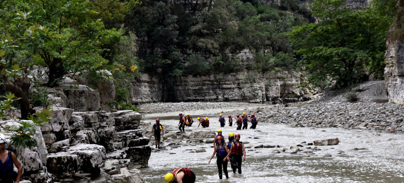 River Hiking in the Osumi Canyons