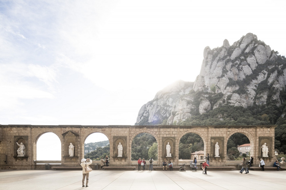 Private Montserrat With Cog-Wheel Train and the Black Madonna