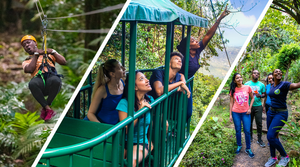 Ultimate 3: St. Lucia Zip Line, Aerial Tram & Hiking Tour