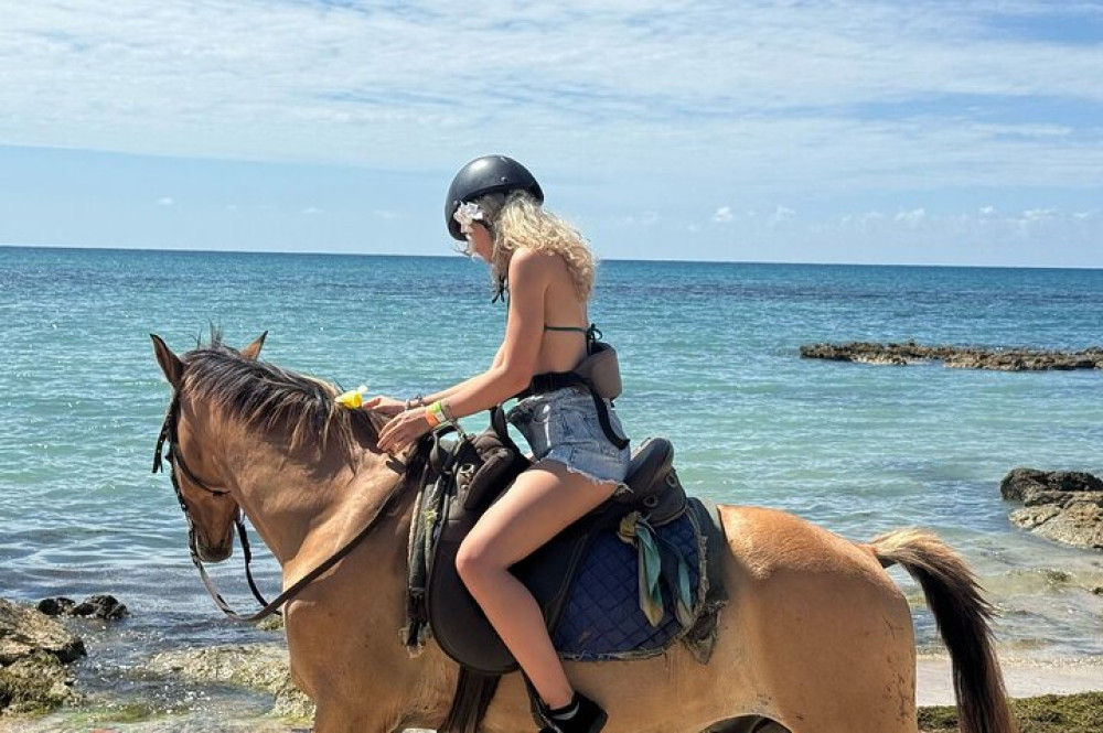 Horse Riding & Sunset Catamaran Cruise with Snorkeling