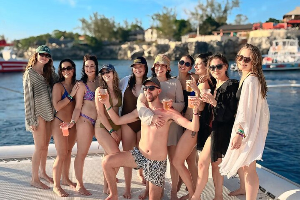 Party Catamaran Cruise With Snorkeling Rick's Cafe Adults Only