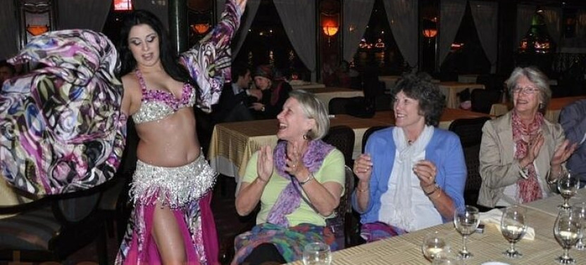 Nile Evening Dinner Cruise with Buffet, Live Shows & Cairo Skyline