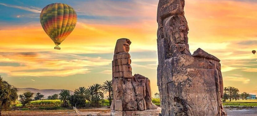 Sunrise Hot Air Balloon Flight Over Luxor’s Ancient Temples