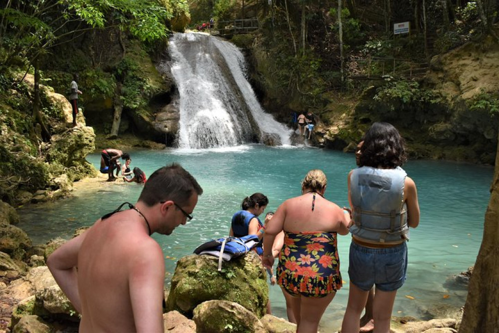 Blue Hole And Secret Falls Daytrip plus Shopping From Montego Bay Hotels