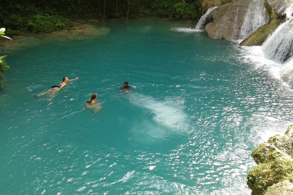 Private Blue Hole, Secret Falls & Shopping Tour from Montego Bay