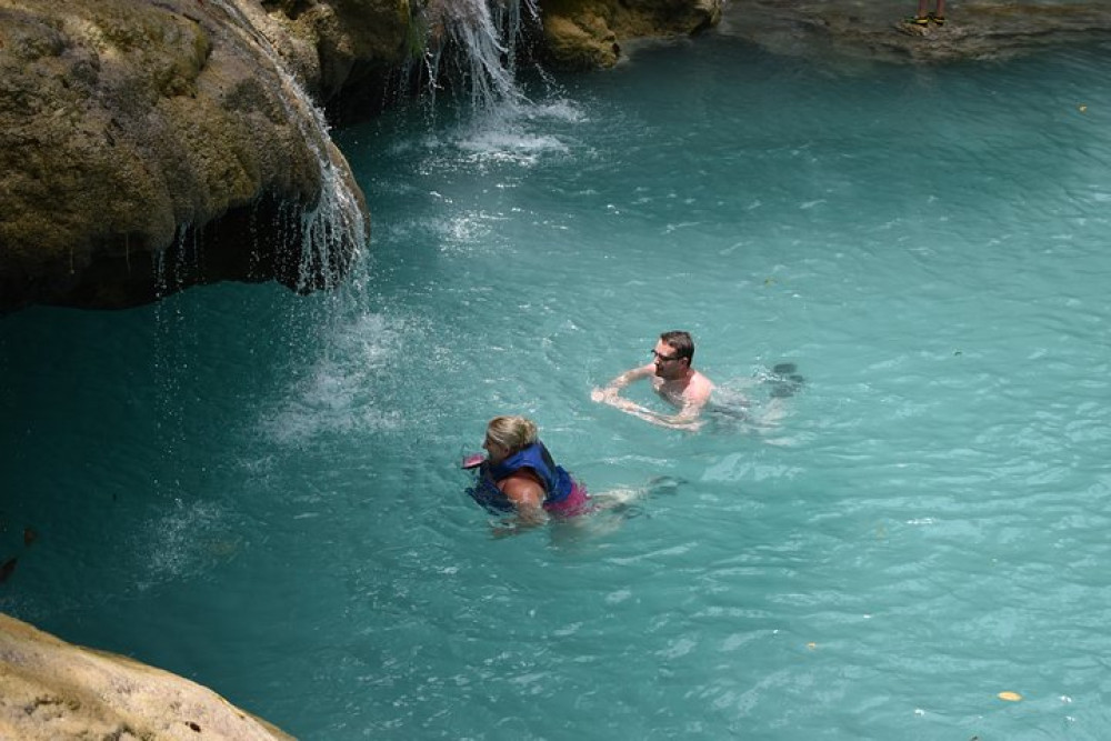 Blue Hole & Secret Falls Day Trip plus Shopping From Runaway Bay