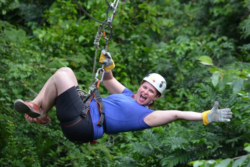Zipline & Dunn's River Falls Guided Tour from Montego Bay