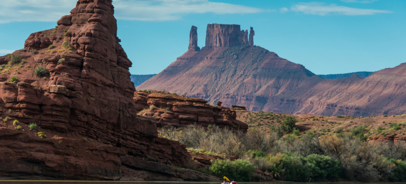 Fisher Towers Full-Day Rafting from Moab