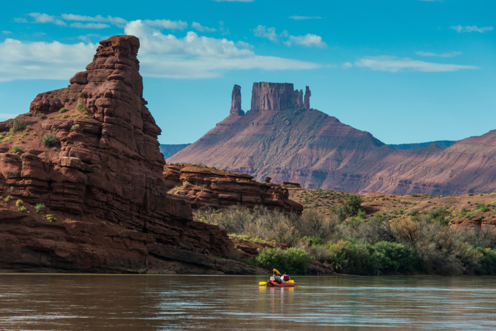 Fisher Towers Half-Day Rafting from Moab