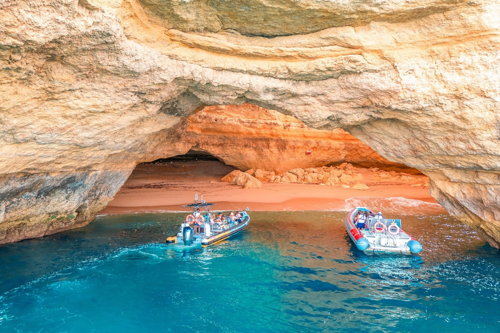 Benagil Caves RIB Adventure with Algarve Coastline and Sunset