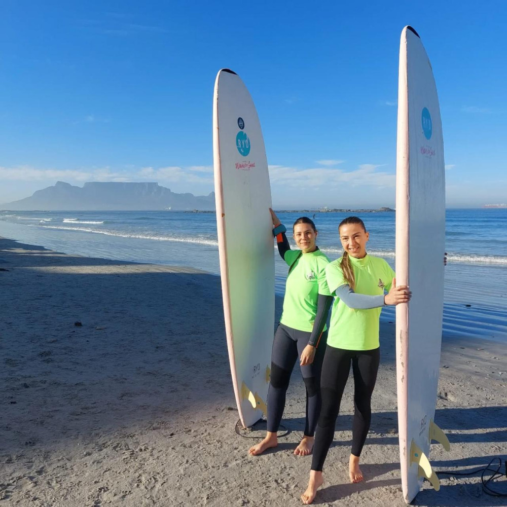 Surf Lesson With Local Instructors In Cape Town