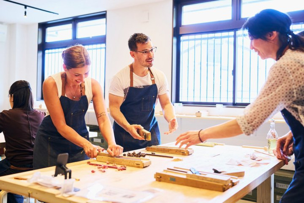 Traditional Chopstick Making Workshop with Artisans in Tokyo Ginza