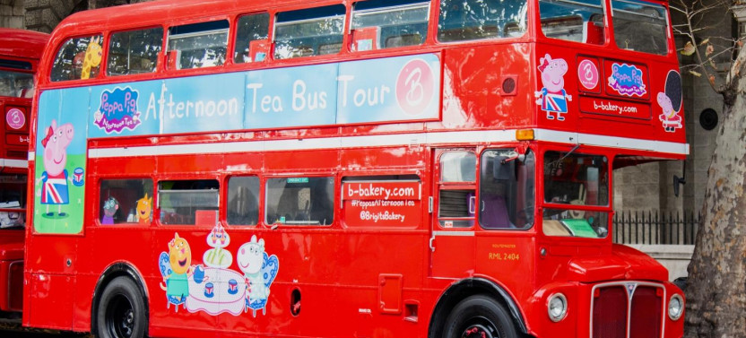 Peppa Pig Afternoon Tea Bus Tour - Top Deck Premium