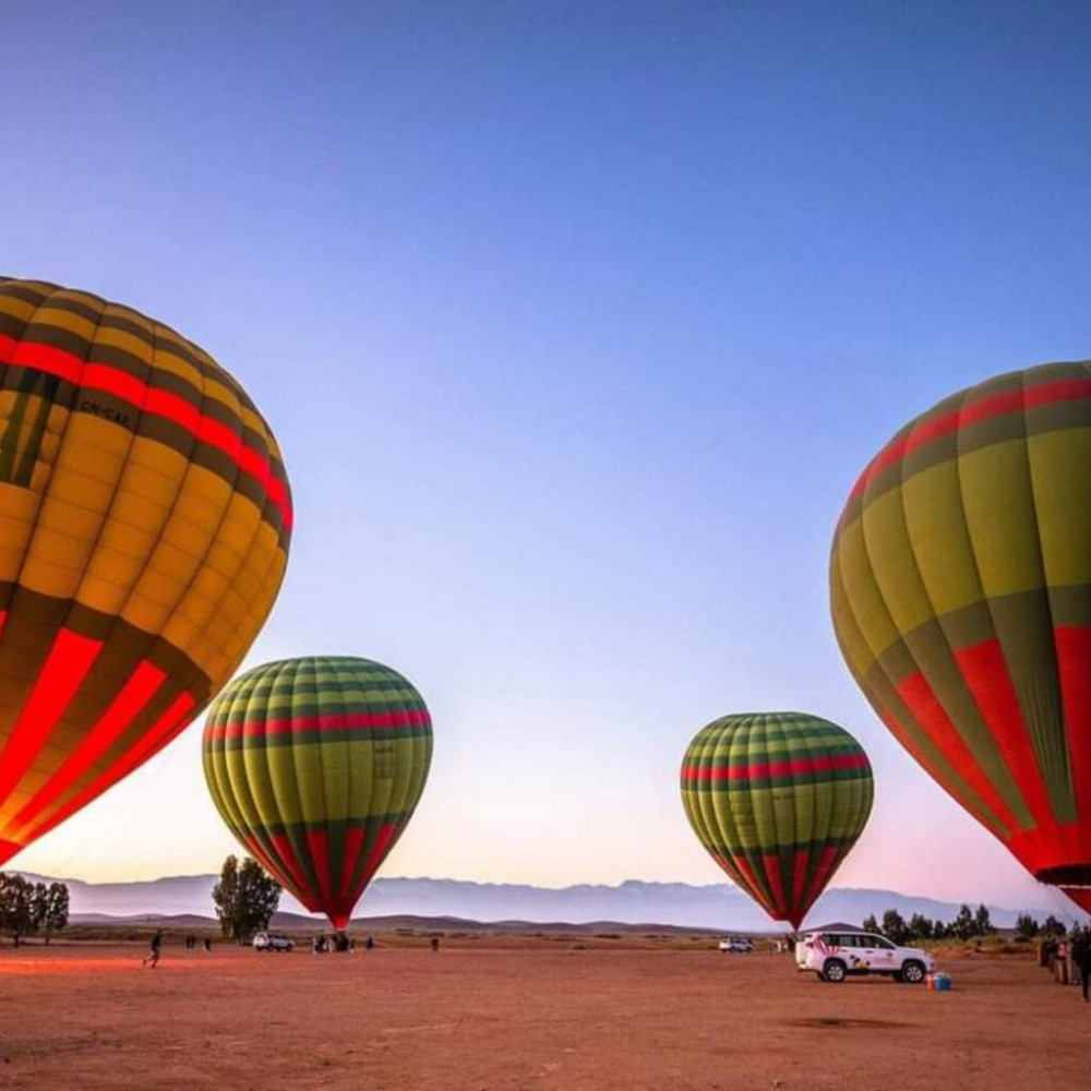 Hot Air Balloon Flight Over Marrakech with Magical Breakfast