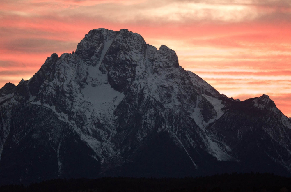 Private Winter Grand Teton Sunset Wildlife Tour