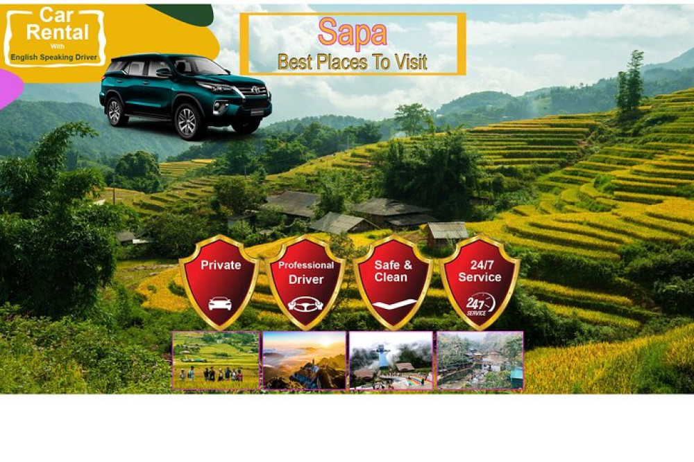Sapa Private Car Charter with English-Speaking Driver for Flexible Day Trip