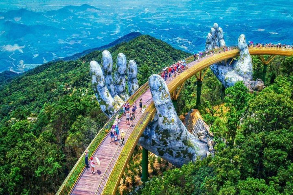 Private Marble Mountain & Golden Bridge Full-Day Tour from Hoi An