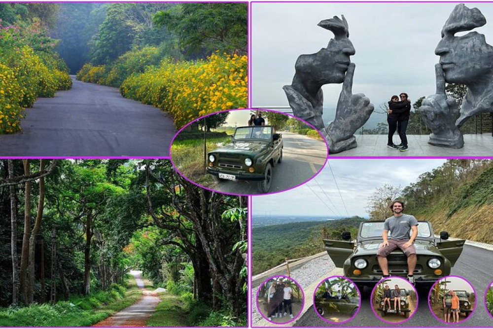 Full-Day Hanoi Open-Top Jeep Adventure to Ba Vi Park & Duong Lam Village